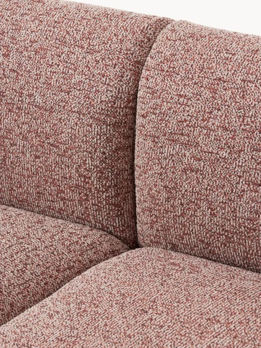 Sofás 3 Plazas|Sofás>Westwing Collection Sofá modular en tejido bouclé Sofia (3 plazas) Bouclé jaspeado, rojo óxido