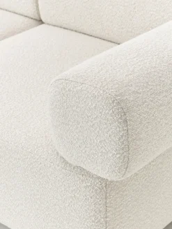 Sofás></noscript>Westwing Collection Sofá modular en tejido bouclé Anton (4 plazas) Bouclé blanco Off White
