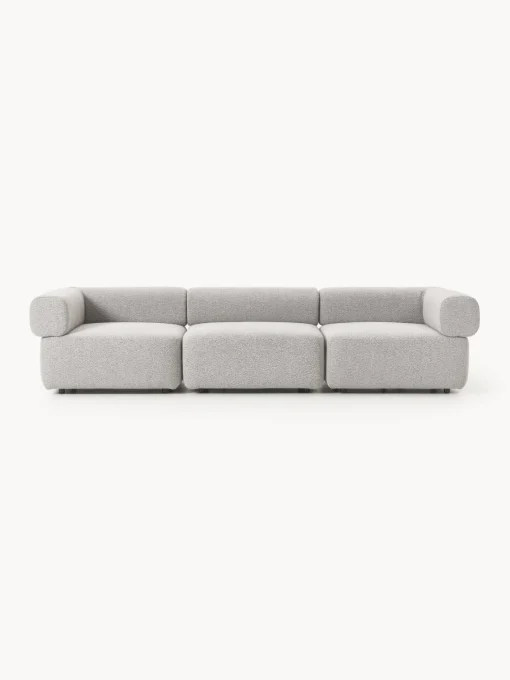 Sofá modular en tejido bouclé Anton (4 plazas) Sofás
