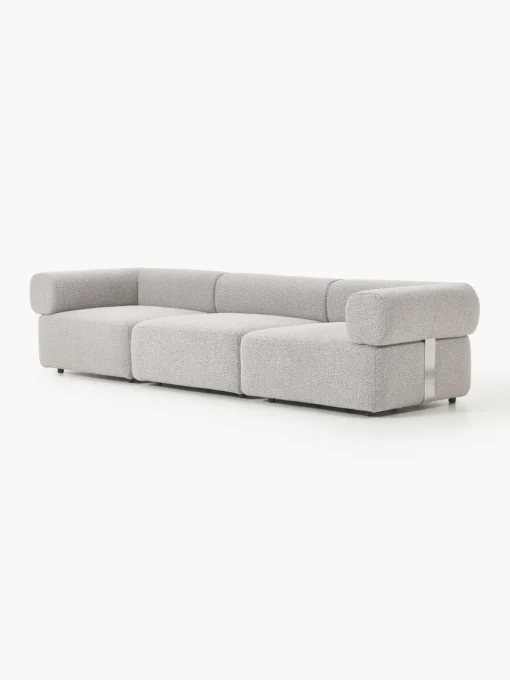 Sofá modular en tejido bouclé Anton (4 plazas) Sofás