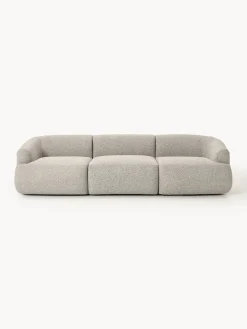 Sofá modular en tejido bouclé Sofia (3 plazas) Sofás 3 Plazas|Sofás
