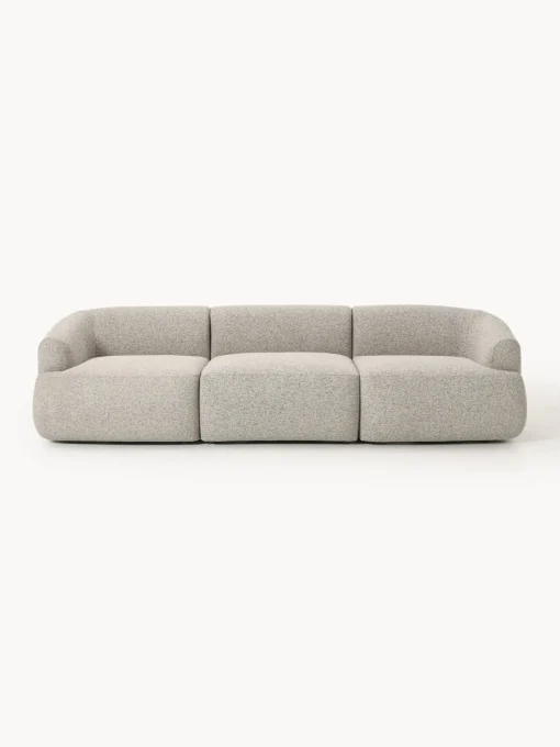 Sofá modular en tejido bouclé Sofia (3 plazas) Sofás 3 Plazas|Sofás
