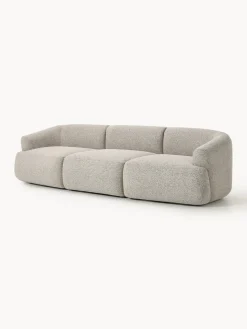 Sofá modular en tejido bouclé Sofia (3 plazas) Sofás 3 Plazas|Sofás
