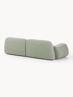 Sofás 3 Plazas|Sofás></noscript>Westwing Collection Sofá modular en tejido bouclé Wolke (3 plazas) Bouclé verde salvia