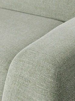 Sofás 3 Plazas|Sofás></noscript>Westwing Collection Sofá modular en tejido bouclé Wolke (3 plazas) Bouclé verde salvia