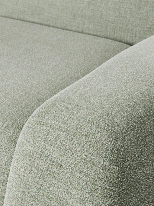Sofás 3 Plazas|Sofás>Westwing Collection Sofá modular en tejido bouclé Wolke (3 plazas) Bouclé verde salvia