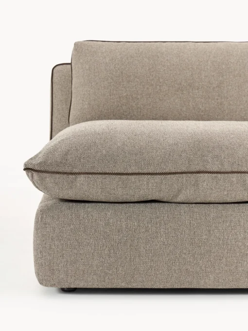 Sofás 3 Plazas|Sofás>Westwing Collection Sofá modular grande Felix (3 plazas) Tejido grueso greige