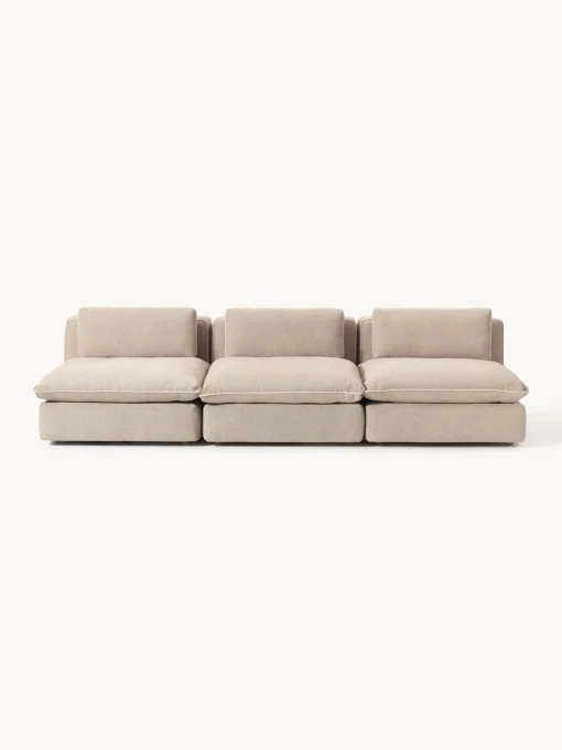 Sofás 3 Plazas|Sofás>Westwing Collection Sofá modular grande Felix (3 plazas) Tejido grueso beige