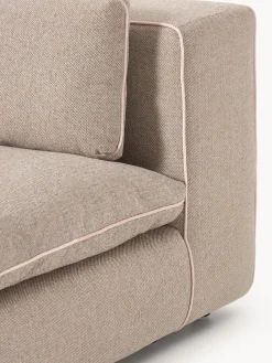 Sofás 3 Plazas|Sofás></noscript>Westwing Collection Sofá modular grande Felix (3 plazas) Tejido grueso beige
