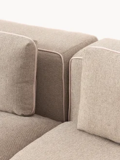 Sofás 3 Plazas|Sofás></noscript>Westwing Collection Sofá modular grande Felix (3 plazas) Tejido grueso beige