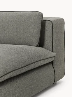 Sofás 3 Plazas|Sofás></noscript>Westwing Collection Sofá modular grande Felix (3 plazas) Tejido grueso gris oscuro