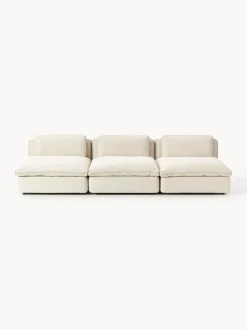 Sofás 3 Plazas|Sofás>Westwing Collection Sofá modular grande Felix (3 plazas) Tejido grueso beige claro
