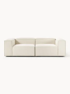 Sofás>Westwing Collection Sofá modular Lennon (3 plazas) Tejido blanco Off White