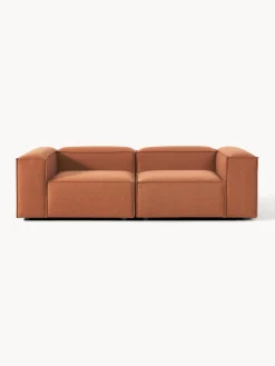 Sofás>Westwing Collection Sofá modular Lennon (3 plazas) Tejido terracota