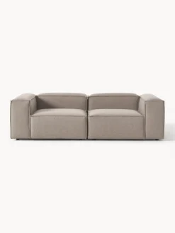 Sofás>Westwing Collection Sofá modular Lennon (3 plazas) Tejido taupe