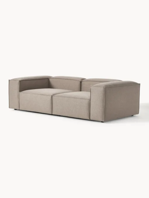 Sofás>Westwing Collection Sofá modular Lennon (3 plazas) Tejido taupe