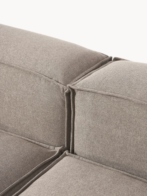 Sofás>Westwing Collection Sofá modular Lennon (3 plazas) Tejido taupe