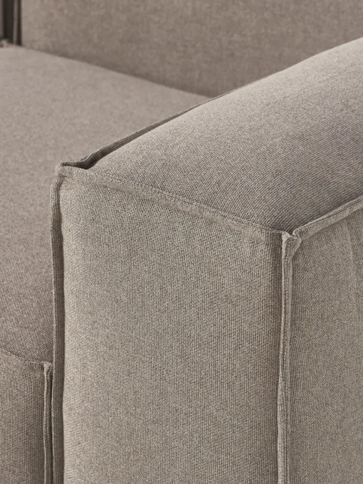 Sofás>Westwing Collection Sofá modular Lennon (3 plazas) Tejido taupe