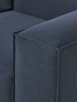 Sofás></noscript>Westwing Collection Sofá modular Lennon (3 plazas) Tejido azul oscuro