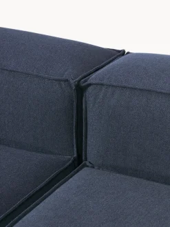 Sofás></noscript>Westwing Collection Sofá modular Lennon (3 plazas) Tejido azul oscuro