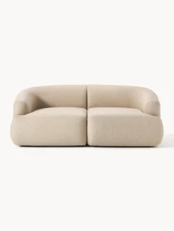 Sofás 2 Plazas|Sofás>Westwing Collection Sofá modular Sofia (2 plazas) Tejido grueso beige claro