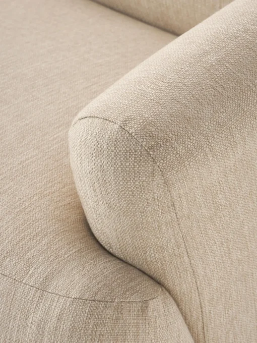 Sofás 2 Plazas|Sofás>Westwing Collection Sofá modular Sofia (2 plazas) Tejido grueso beige claro