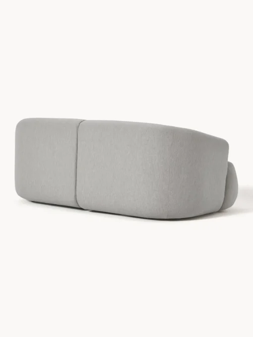 Sofás 2 Plazas|Sofás>Westwing Collection Sofá modular Sofia (2 plazas) Tejido grueso gris
