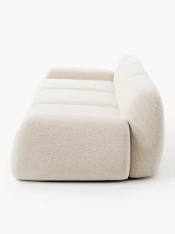 Sofás 3 Plazas|Sofás></noscript>Westwing Collection Sofá modular Wolke (4 plazas) Tejido beige claro, aterciopelado