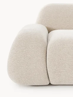 Sofás 3 Plazas|Sofás></noscript>Westwing Collection Sofá modular Wolke (4 plazas) Tejido beige claro, aterciopelado
