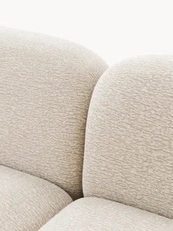 Sofás 3 Plazas|Sofás></noscript>Westwing Collection Sofá modular Wolke (4 plazas) Tejido beige claro, aterciopelado