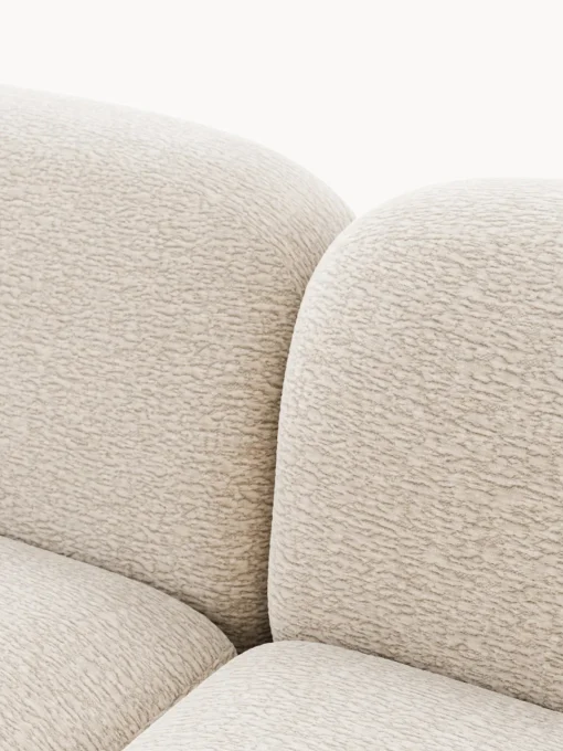 Sofás 3 Plazas|Sofás>Westwing Collection Sofá modular Wolke (4 plazas) Tejido beige claro, aterciopelado