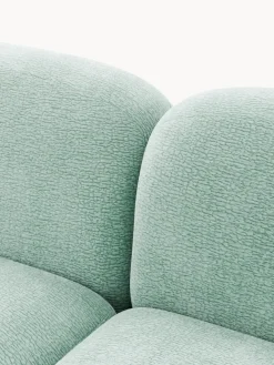 Sofás 3 Plazas|Sofás></noscript>Westwing Collection Sofá modular Wolke (4 plazas) Tejido verde menta, aterciopelado