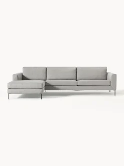 Sofás Rinconeras|Sofás>Westwing Collection Sofá rinconera Cucita (4 plazas) Tejido gris