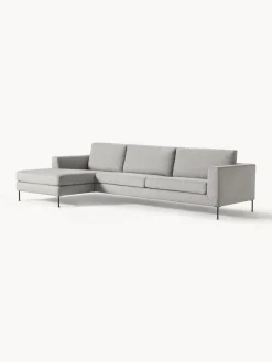Sofás Rinconeras|Sofás></noscript>Westwing Collection Sofá rinconera Cucita (4 plazas) Tejido gris