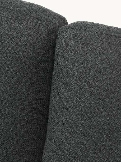 Sofás Rinconeras|Sofás>Westwing Collection Sofá rinconera Cucita (4 plazas) Tejido grueso gris antracita