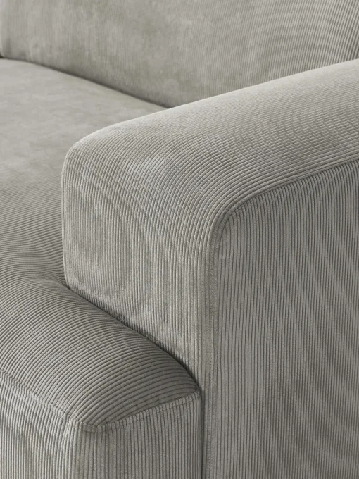 Sofás Rinconeras|Sofás>Westwing Collection Sofá rinconera de pana Melva (4 plazas) Pana gris
