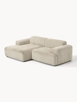 Sofás Rinconeras|Sofás></noscript>Westwing Collection Sofá rinconera de pana Melva (3 plazas) Pana beige claro