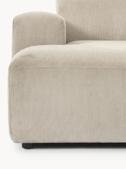 Sofás Rinconeras|Sofás></noscript>Westwing Collection Sofá rinconera de pana Melva (3 plazas) Pana beige claro