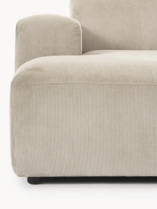 Sofás Rinconeras|Sofás>Westwing Collection Sofá rinconera de pana Melva (3 plazas) Pana beige claro