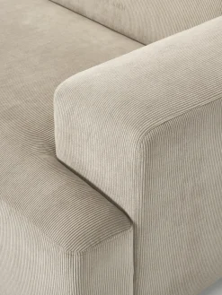 Sofás Rinconeras|Sofás></noscript>Westwing Collection Sofá rinconera de pana Melva (3 plazas) Pana beige claro