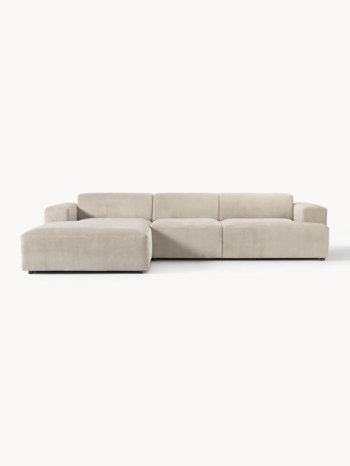 Discount Sofá rinconera de pana Melva (4 plazas) Sofás Rinconeras|Sofás