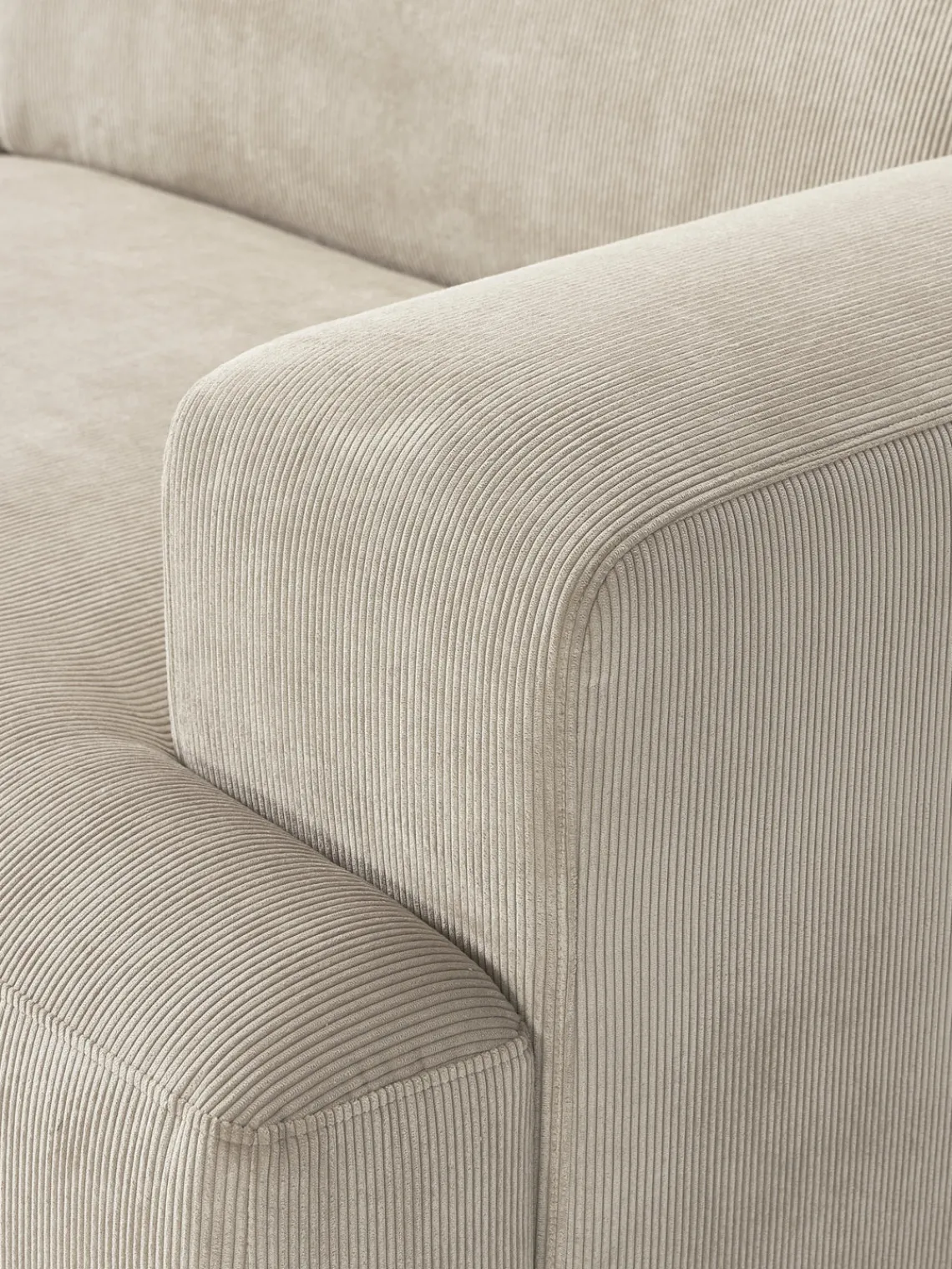 Discount Sofá rinconera de pana Melva (4 plazas) Sofás Rinconeras|Sofás