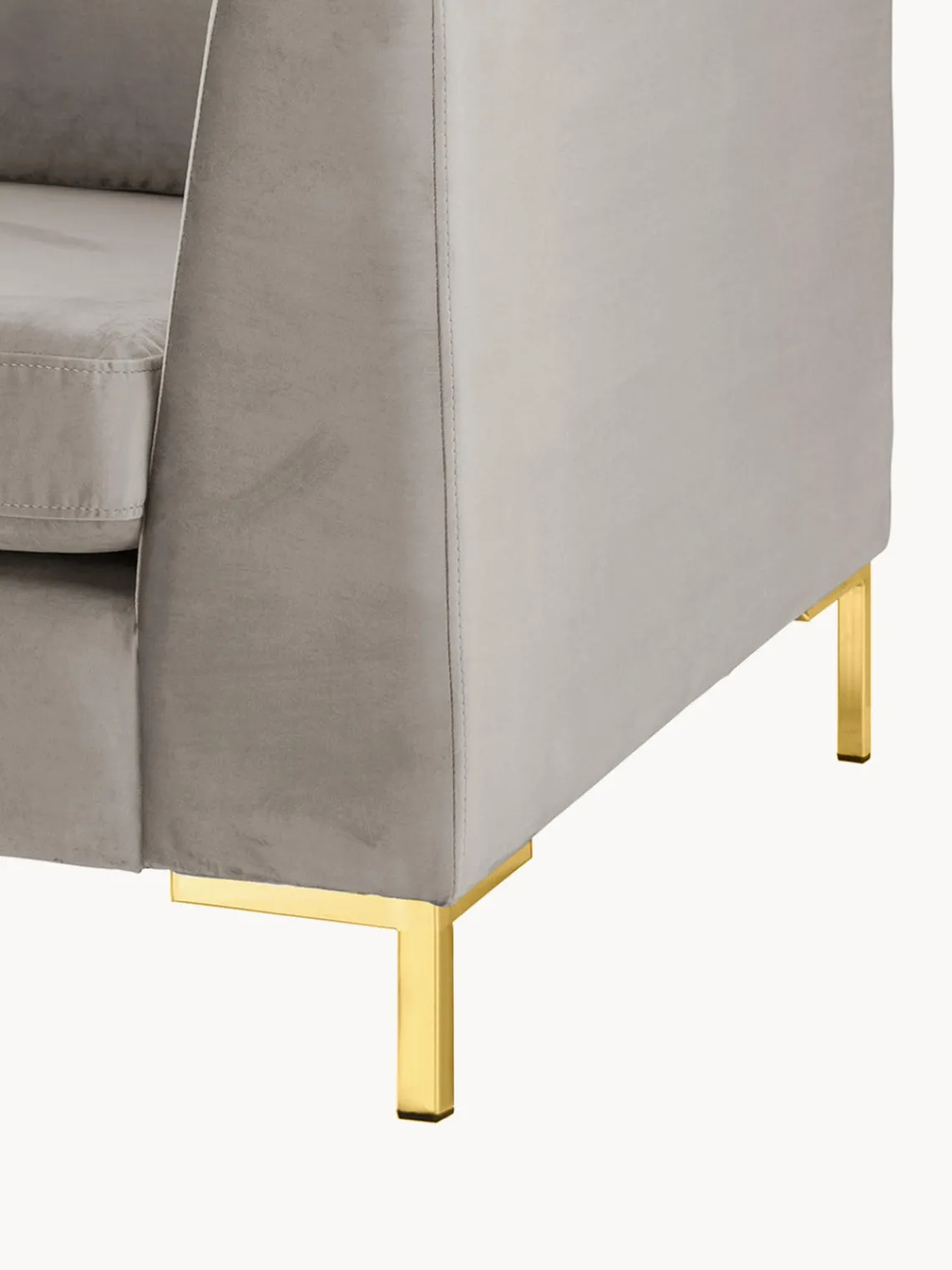 New Sofá rinconera de terciopelo Luna Sofás Rinconeras|Sofás