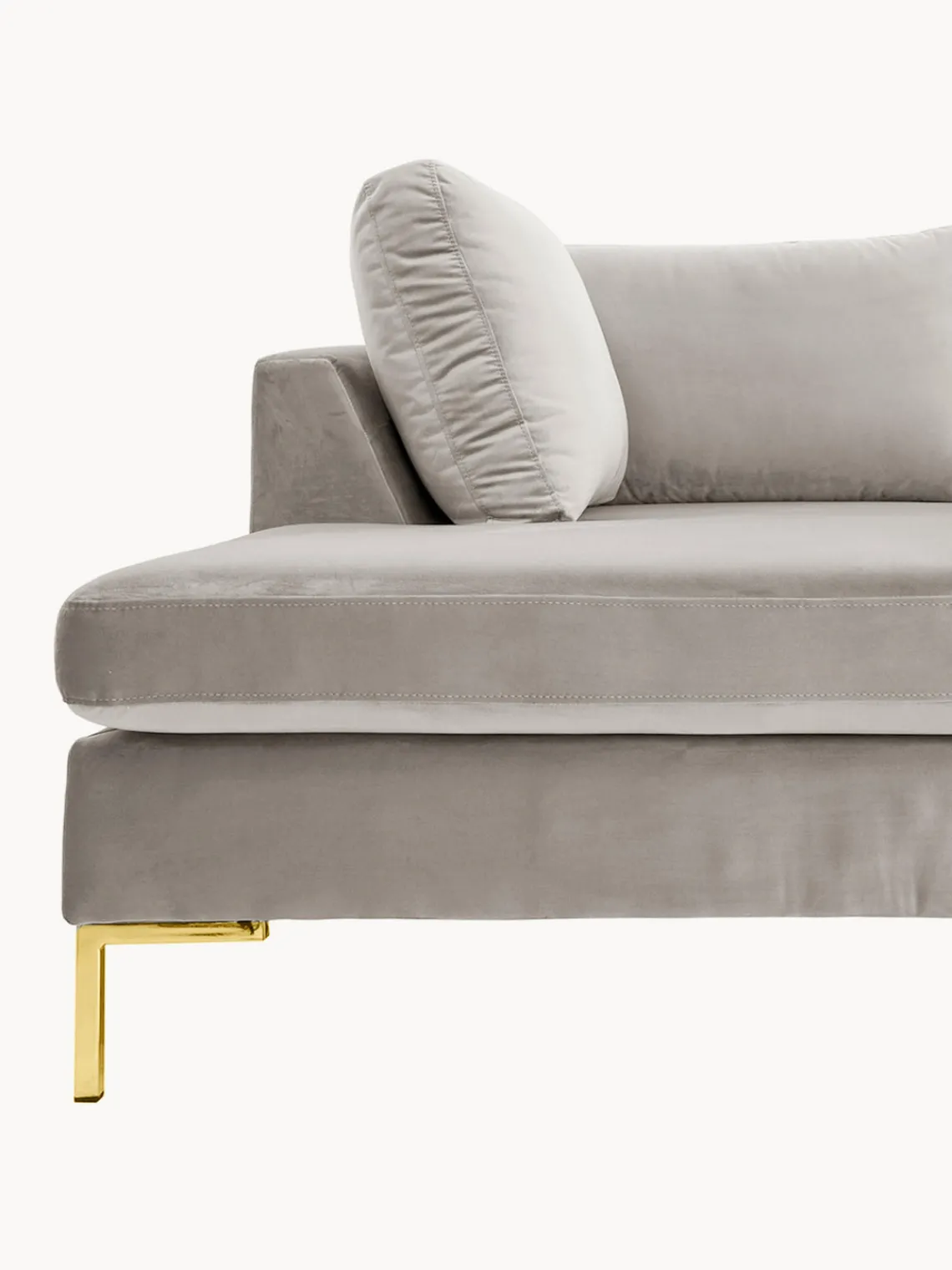 New Sofá rinconera de terciopelo Luna Sofás Rinconeras|Sofás