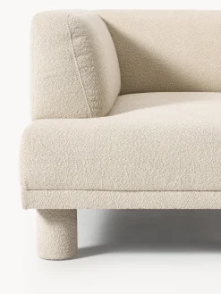 Sofás Rinconeras|Sofás></noscript>Westwing Collection Sofá rinconera en bouclé Lilo Bouclé beige claro