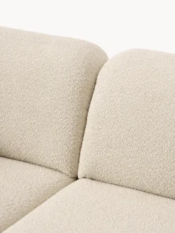 Sofás Rinconeras|Sofás></noscript>Westwing Collection Sofá rinconera en bouclé Lilo Bouclé beige claro