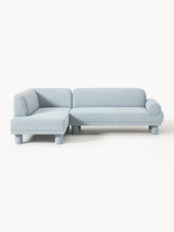 Online Sofá rinconera en tejido bouclé Lilo Sofás Rinconeras|Sofás