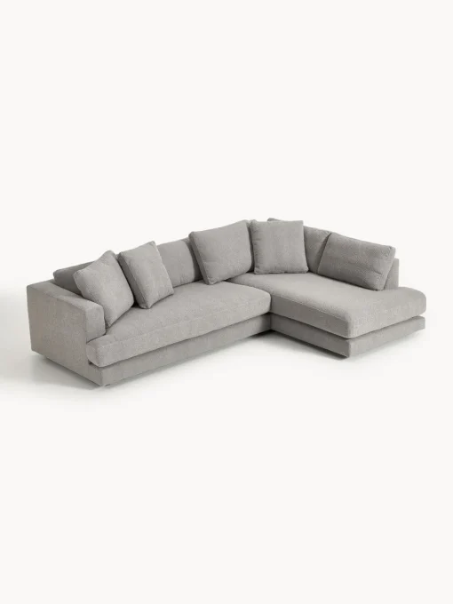 Discount Sofá rinconera en tejido bouclé Tribeca Sofás Rinconeras|Sofás
