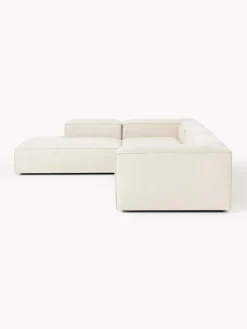 Sofás></noscript>Westwing Collection Sofá rinconera grande de mezcla de lino Lennon Mezcla de lino beige