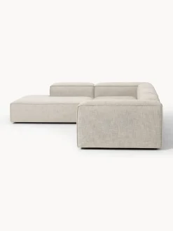 Sofás></noscript>Westwing Collection Sofá rinconera grande de mezcla de lino Lennon Mezcla de lino gris